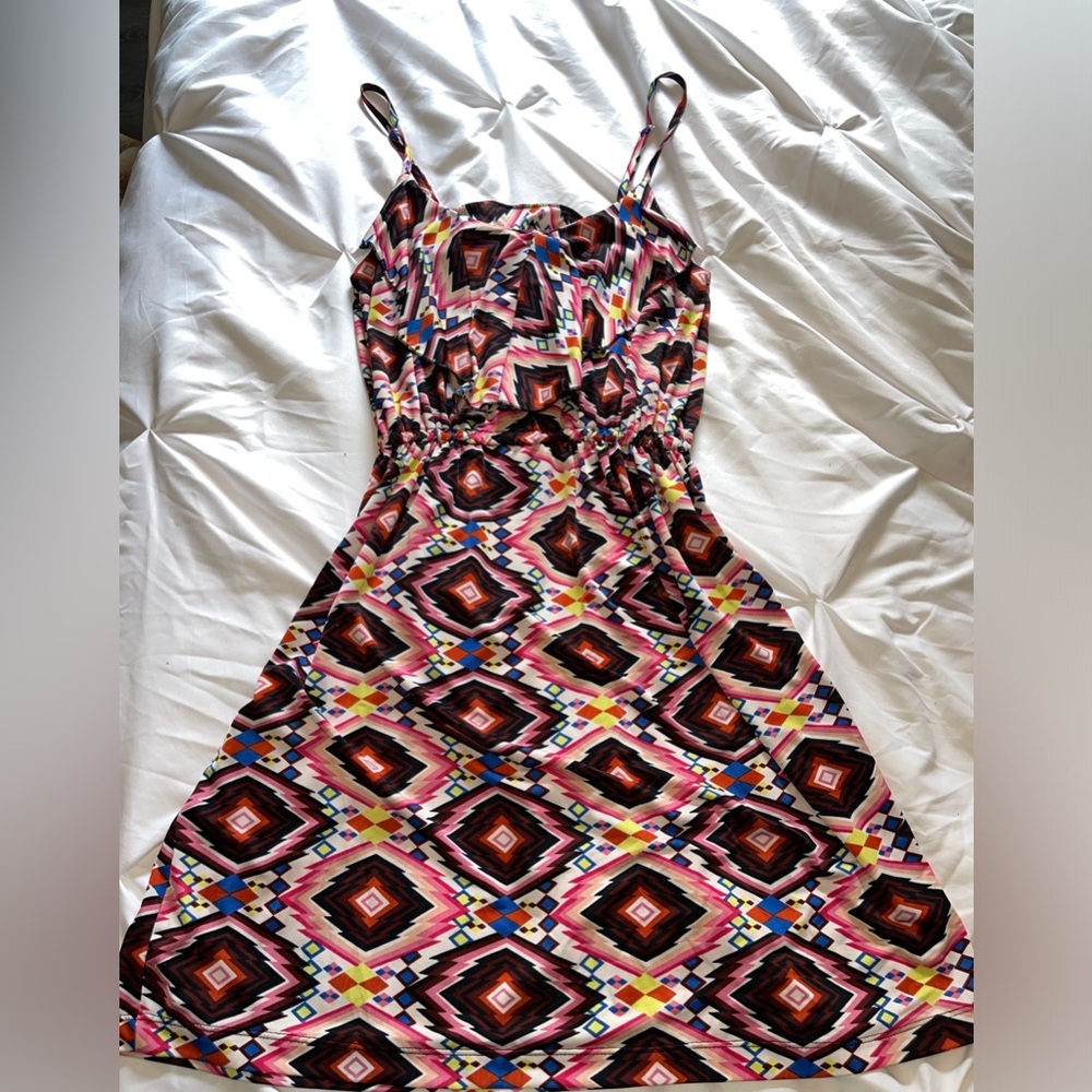 Aztec print dress